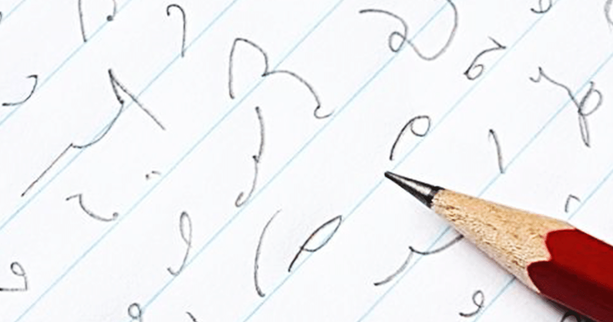 Esta rara manera de escribir se usaba para tomar notas más fácil ¿La reconoces?