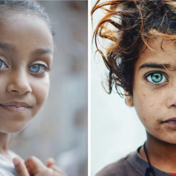 Fotógrafo captura la belleza de los ojos de niños que brillan como gema (20 fotos)