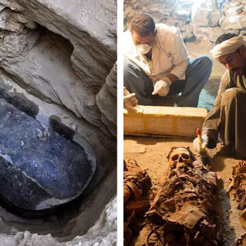 Descubren un extraño y GIGANTESCO sarcófago negro de más de 2000 años de antigüedad en Egipto