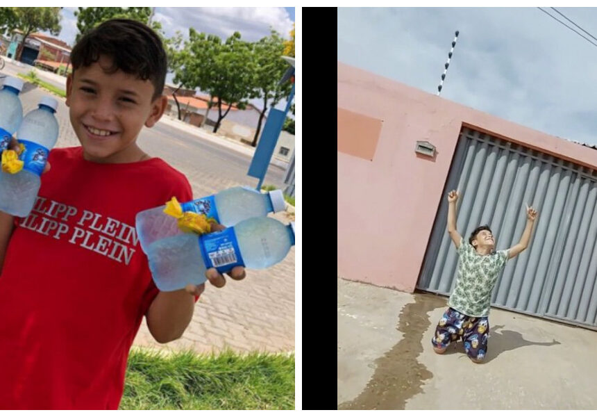 Niño de 11 años que vendía agua en la calle para llevar comida a su familia logró cumplir su sueño: tener una casa