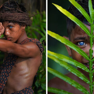 Descubren misteriosa tribu de ojos azules en Indonesia, es captada por primera vez