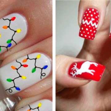 18 diseños de uñas perfectos para mostrar tu espíritu navideño