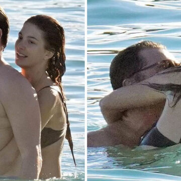 Leonardo DiCaprio es captado muy romántico con su novia 23 años menor que él