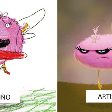 18 monstruos dibujados por niños y recreados por profesionales
