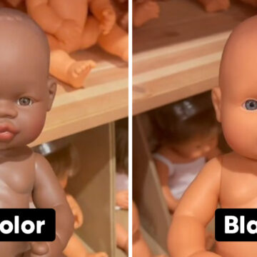 Madre afrodescendiente denuncia diseño de muñecos. «Están exagerados»