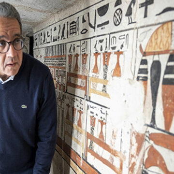 Descubren 5 tumbas más de la gran necrópolis de Saqqara con murales perfectamente conservados