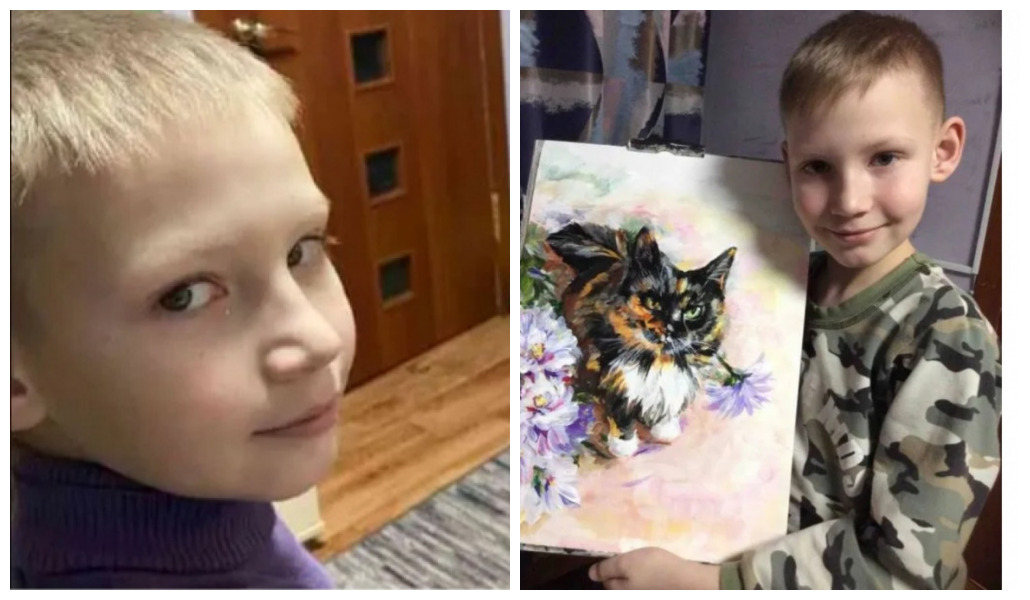 Niño toma la iniciativa de pintar cuadros para ayudar a animales abandonados