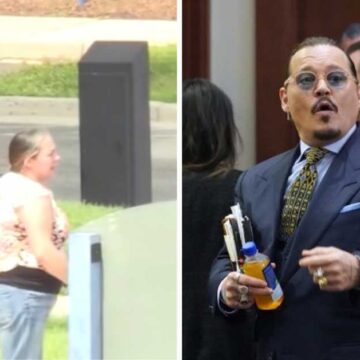 Mujer interrumpió el juicio y gritó que Johnny Depp es el padre de su hijo. Hasta mostró al bebé