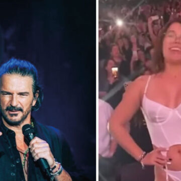 «Desnuda»: Fanática se quita la ropa en pleno concierto de Ricardo Arjona