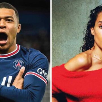 Captan en plan romántico al futbolista Mbappé y a lo modelo trans Inés Rau