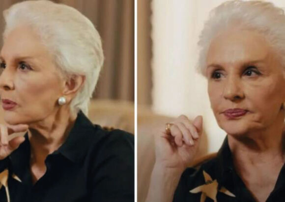 Carolina Herrera a sus 83 años nos enseña a lucir canas con elegancia .