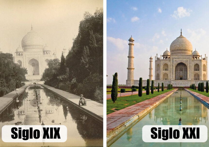 15 antes y después de lugares famosos que muestran cómo han cambiado a lo largo del tiempo