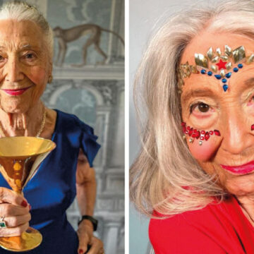 Abuelita de 92 años es influencer y un ícono de la moda