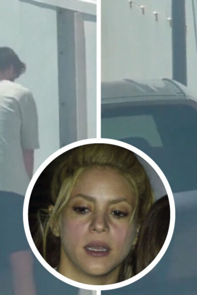 Captan a Pique entrando a casa de Shakira después de la hospitalización de su padre.