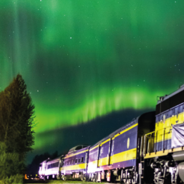 Alaska ofrece un recorrido único en el mundo donde puedes ver auroras boreales