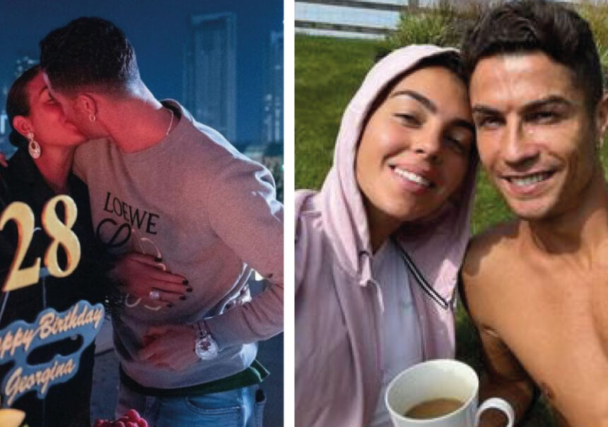 Un anillo no es importante para novia de Cristiano Ronaldo: le resta importancia al matrimonio