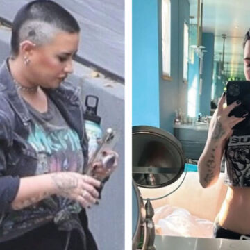 Demi Lovato muestra su nueva figura y tonificado abdomen pero la gente la crítica
