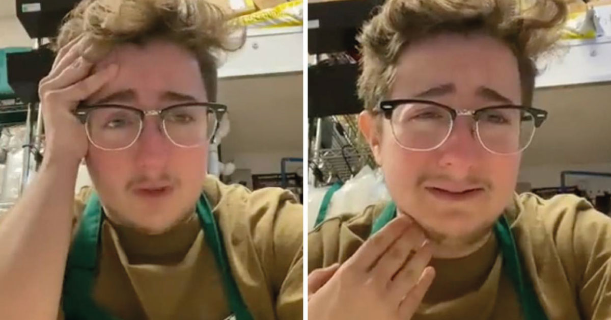 Video: Chico llora por tener que trabajar 8 horas diarias, ¡Es demasiado!