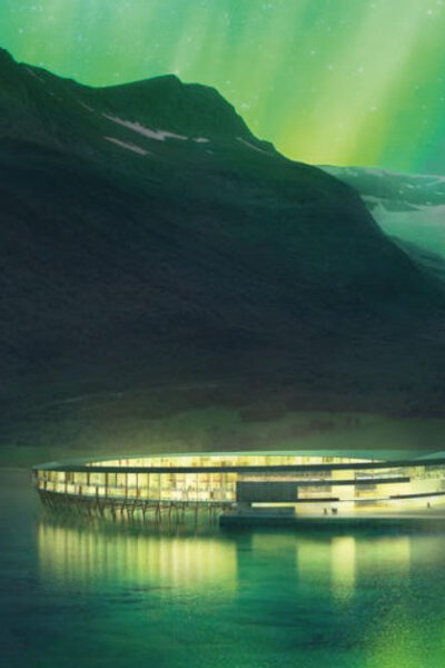 Noruega creará un hotel ecológico y que genera energía limpia, excelente para ver auroras boreales.