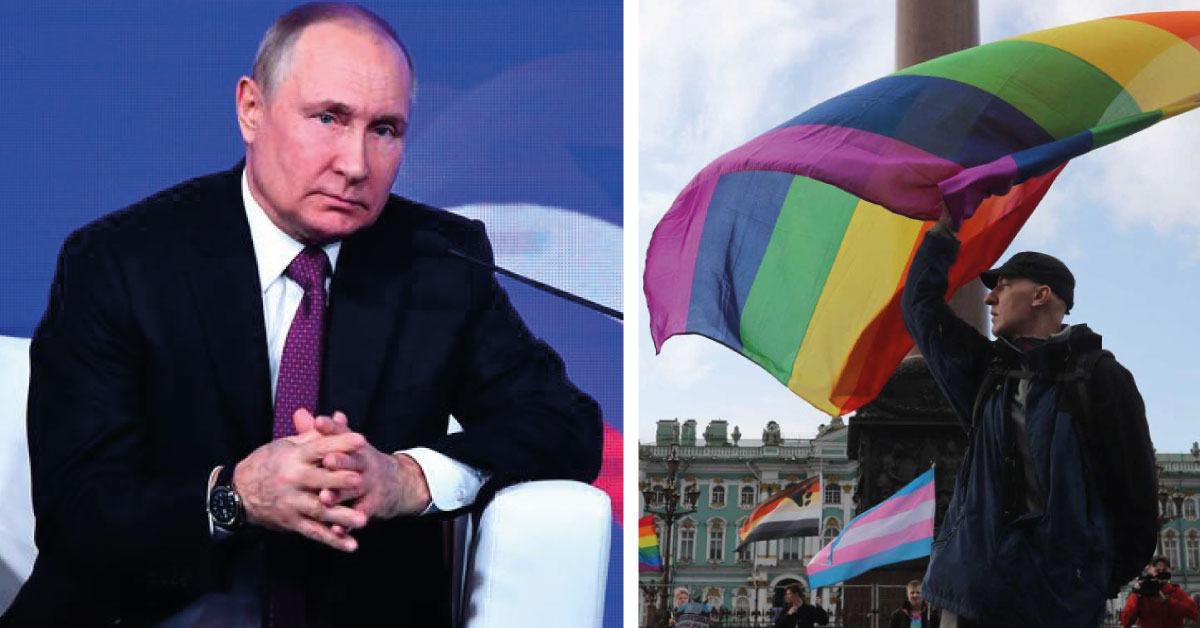 Putin prohíbe la propaganda h0m0sexual y firma ley LGBTQ+
