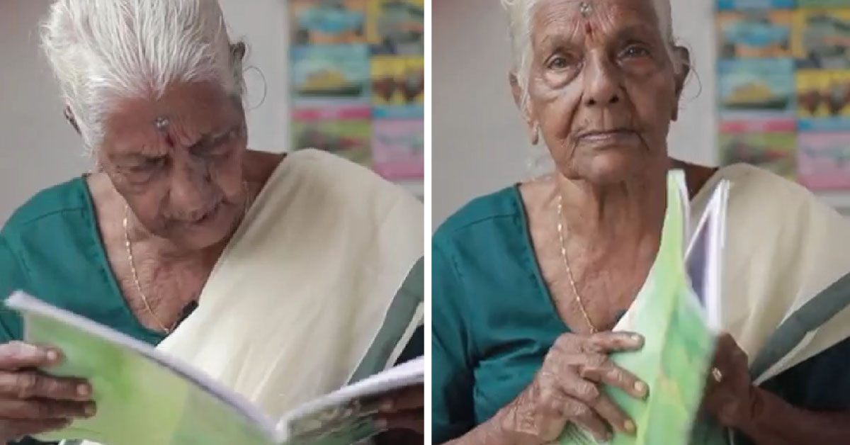 Abuelita aprende a leer y escribir a los 104 años