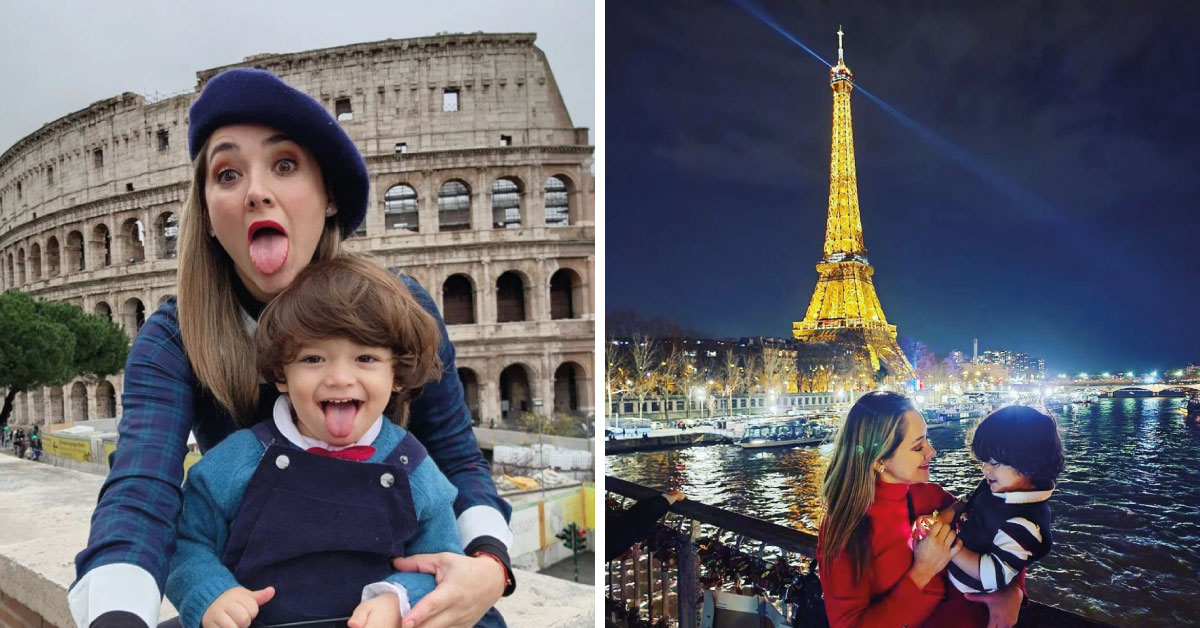 Viajes y ropa de marca: Así es la vida de lujos que le da Sherlyn a su hijo