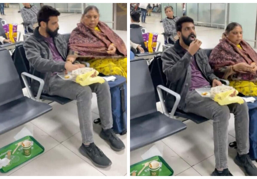Hombre ahorra dinero en el aeropuerto tras llevar su propia comida